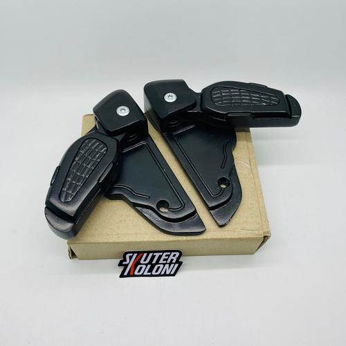 Jual V Footstep Footrest model tony Black Vespa Sprint Primavera Kab