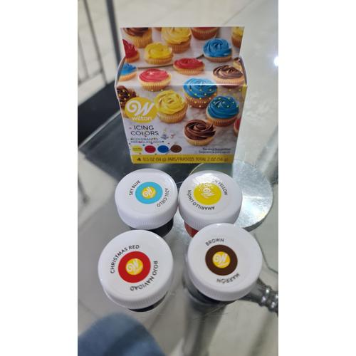 Wilton Icing Gel/ Pewarna Wilton Kit Primary isi 4pcs di Manna Baking  Tokopedia