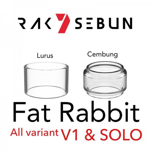 Jual FAT RABBIT Glass Kaca Gelas Replacement Tank Authentic Hellvape ...