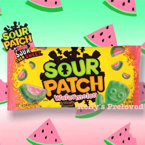 Jual SOUR PATCH KIDS WATERMELON 2 OZ 56 GRAM SOFT AND CHEWY CANDY