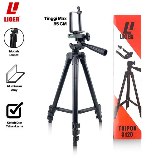 Gambar Tripod Liger L-3120 Black Edition 1 meter + Sarung dan Holder U dari LIGER OFFICIAL STORE Jakarta Pusat Tokopedia