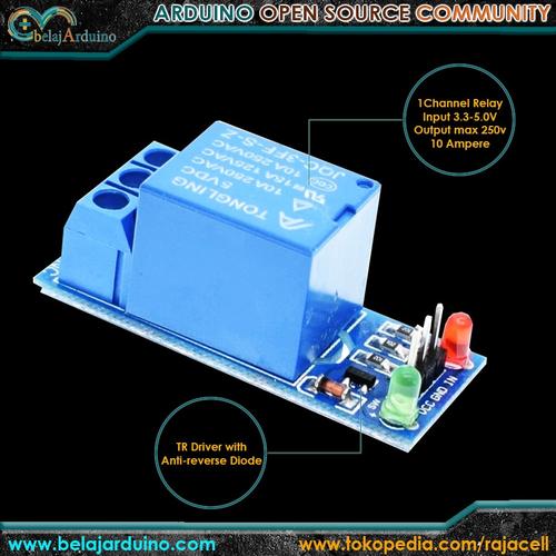 Jual Module Relay 1 Channel 5V for Arduinoo ( Best Quality ) - Low ...