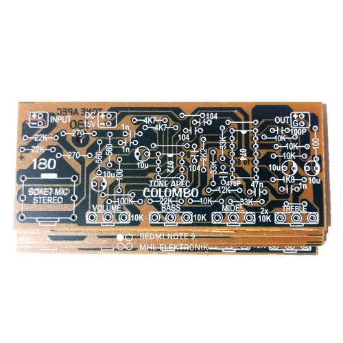 Jual PCB Tone Control MONO APEX APEC Input Balance Tipe 180 Colombo