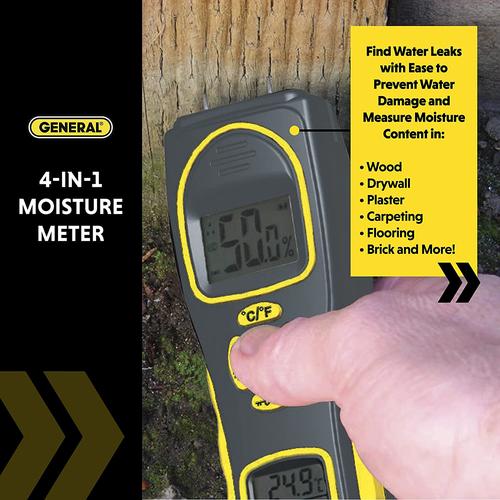 Jual General MMH800 4In1 Combo Moisture Meter Pin Type or Pinless