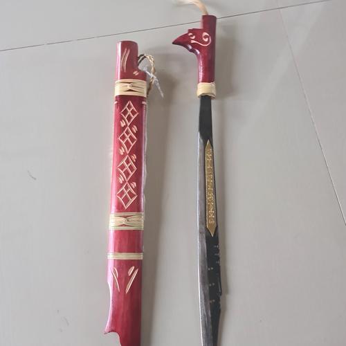 Mandau Design Jual Mandau khas dayak mandau merah panjang 60cm - Kab. Banjar ...