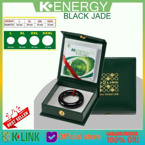 Promo RING PRIA K ENERGY BLACK JADE ORIGINAL K-LINK TERAPI