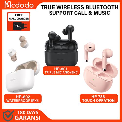 Jual Earphone Handsfree Bluetooth TWS Samsung iPhone Oppo Vivo MCDODO