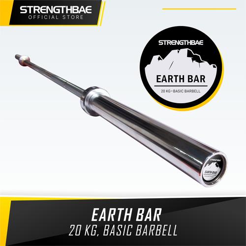 Jual Earth Bar Olympic Barbell STRENGTHBAE Stick Barbel 20kg 2,2m