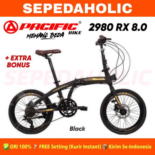 Jual Sepeda Lipat 20 Inch PACIFIC 2980 RX 8.0 2 x 8 Speed Rem Hidrolik ...