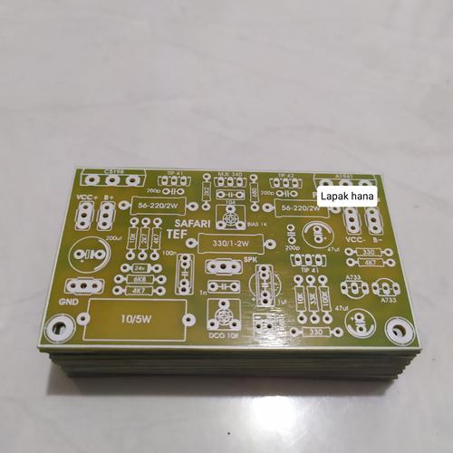 Jual pcb driver amplifier tef pcb safari tef pcb fiber fr4 - Jakarta