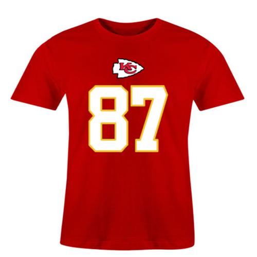 Nike Kansas City Chiefs Travis Kelce #87 American Football On Field Je