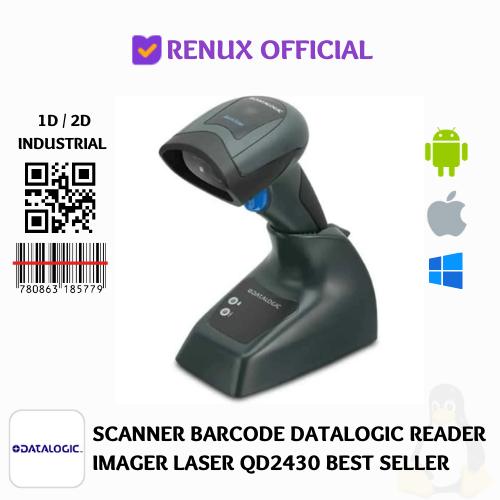 Jual SCANNER BARCODE IMAGER LASER DATALOGIC QD2430 2D QR CODE (USB