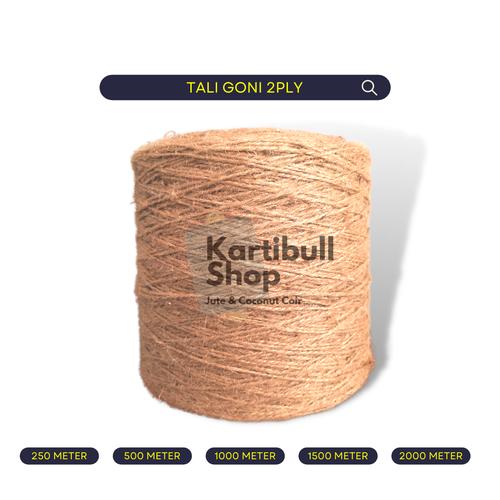 Jual Tali Goni / Tali rami / Tali hangtag 2ply 1.5mm (/Roll 1000 meter ...