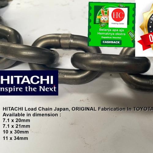 Chain Baja Jual Load Chain Rantai Baja Hoist HITACHI ORIGINAL JAPAN - 7.1 x 20mm ...