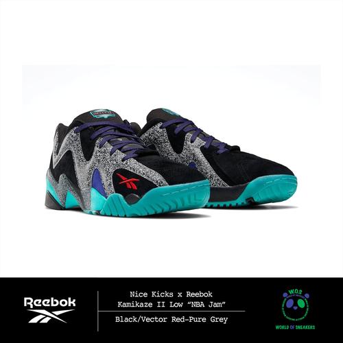 Nice Kicks x Reebok Kamikaze II Low “NBA Jam” di World Of Sneakers Store  Tokopedia
