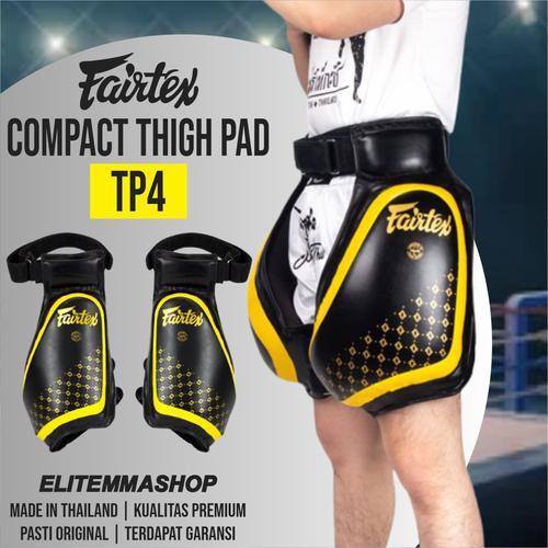 Gambar FAIRTEX Compact Thigh Pads TP4 - BlackYellow dari ELITE MMA SHOP Jakarta Barat Tokopedia