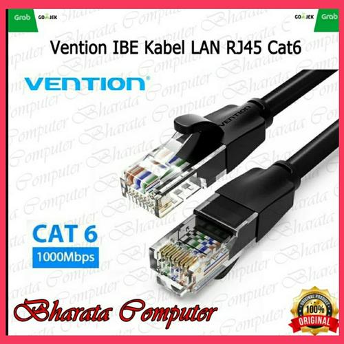 Jual Vention IBE Kabel LAN RJ45 Cat6 Cat 6 Gigabit UTP 8M-20M - 20M ...