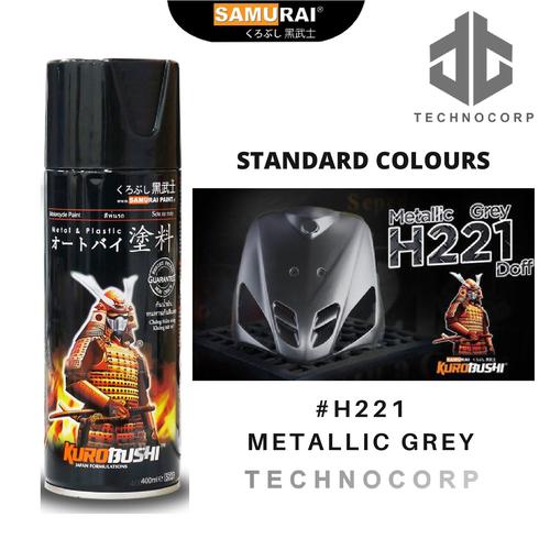 H221 Color Jual CAT SAMURAI PAINT H221 METALLIC GREY / HONDA ABU ABU GUN METAL ...