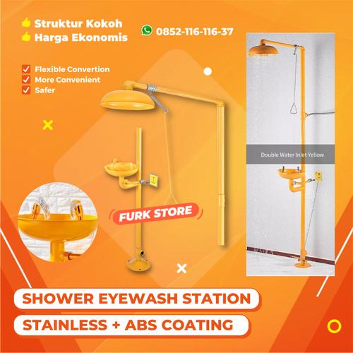 Jual ABS Eyewash Shower, Safety Eyewash Station, Emergency Eyewash