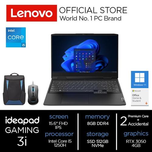 Jual Lenovo Ideapad Gaming 3i F1ID [i512500H/8GB/512SSD/RTX30504GB
