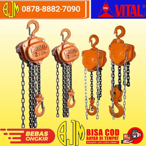 Jual CHAIN BLOCK 0.5 TON X 5 METER VITAL MADE IN JAPAN Jakarta Barat