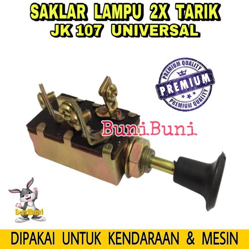 Jual Saklar Lampu / Switch On Off 2X Tarik Untuk Mobil Motor JK107 ...