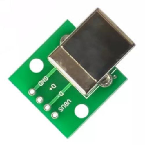 Jual USB to DIP printer adapter board Female socket Arduino B type ...