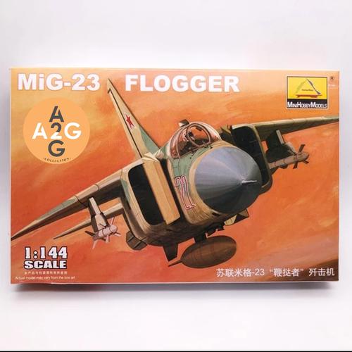 Jual Model kit Mini hobby models 1/144 MIG23 Flogger Kota Bekasi
