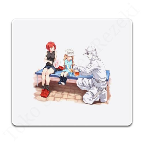 Jual Hataraku Saibou Mouse Pad Sel Darah Mousepad Figure Cells At Work