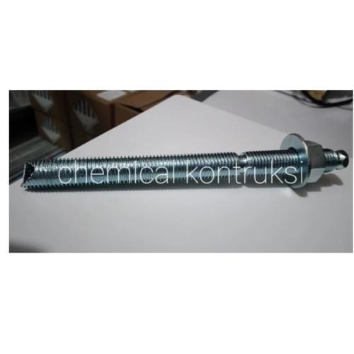 Jual Chemical Anchor M12/Stud bolt M12/Chemical Angkur M12x160 Grade 5.