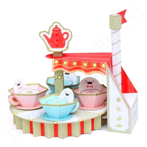 Jual Komedi Putar Papercraft Toy Nostalgic Paper Craft Diorama Coffee ...