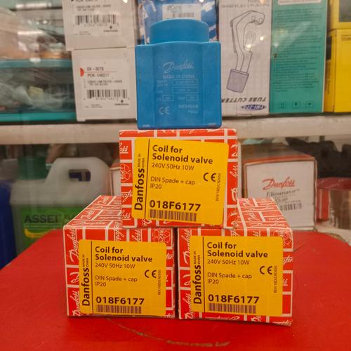 Danfoss Magnetspule 018F6702 – 240V 50Hz 11W Anschlussbox, NEU Aus Dänemark