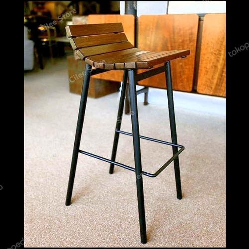 Jual Kursi Bar Cafe Minimalis Modern Stool bar Serbaguna - Kaki Besi ...