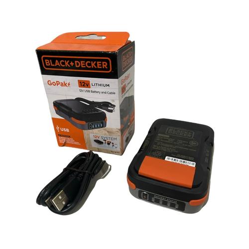 Jual Black+Decker GoPak Battery with Kabel USB Baterai (BDCB12U