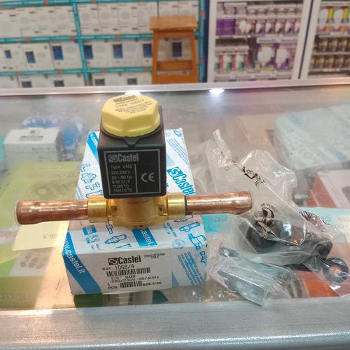 Jual SOLENOID VALVE + COIL CASTEL UK 1/2