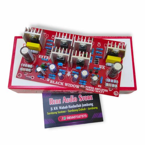 Jual Kit Driver Power Amplifier BTL Black Widow 5000 watt Power