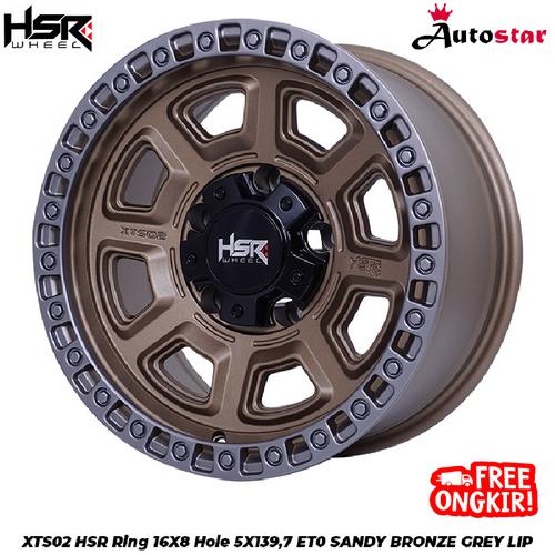 Jual velg mobil jeep CJ ring 16 HSR XTS02 LEBAR 8 RATA ET 0 - Jakarta ...