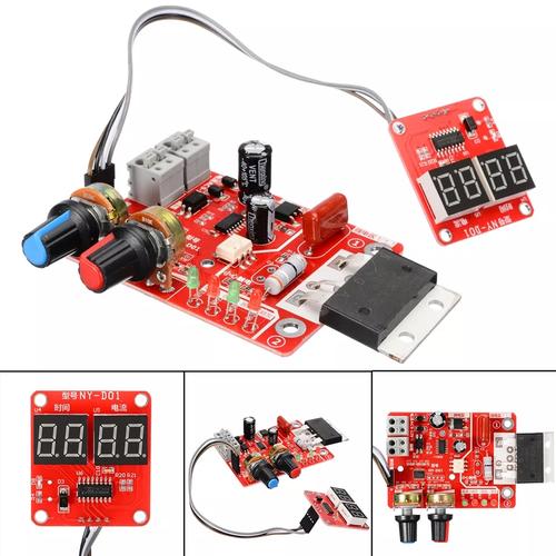 Produktbild von 40A/100A Digitales LCD/LED Impulsgeber Zeitsteuermodul – Für Punktschweißmaschinen