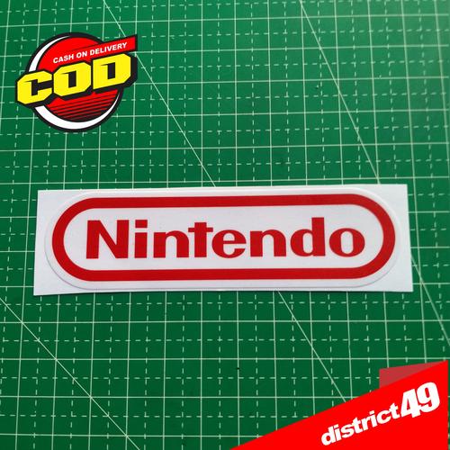 Jual Stiker Print and Cut laminasi tahan air - Stiker NINTENDO - Kab ...