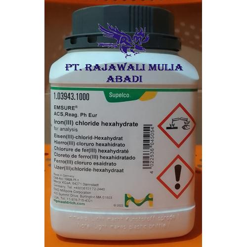 Jual Iron(III) Chloride Hexahydrate 1kg MERCK 1.03943.1000 not OXOID