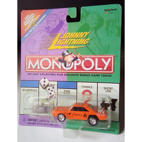 JOHNNY LIGHTNING MONOPOLY Electricity Company and Token Collectable