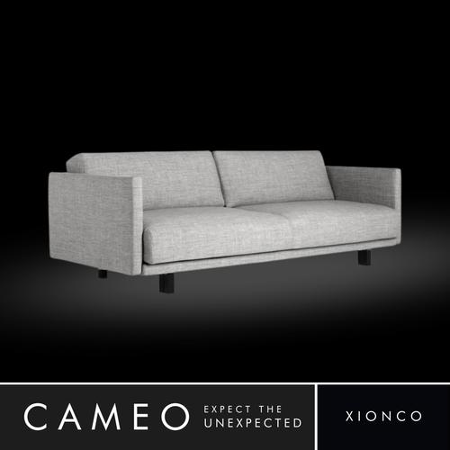Jual CAMEO Sofa Bed / Futon Sleeper Minimalis XIONCO Hitam