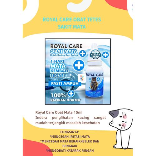 Jual ROYAL CARE OBAT TETES sakit MATA belekan merah kucing anjing kelinci - Kota Depok - KIOS BADRA KIRANA | Tokopedia