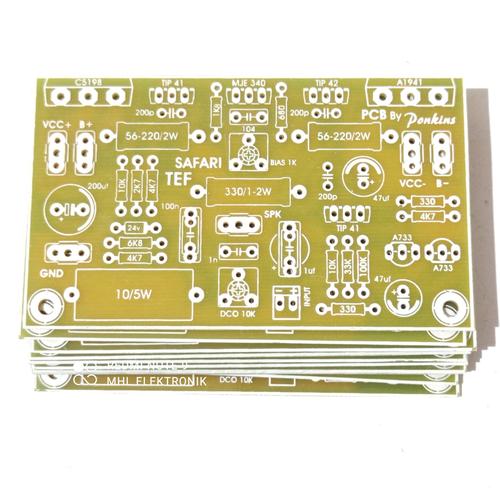 Jual PCB DRIVER SAFARI TEF BIAS SERVO FIBER FR4 - Kab. Jember - MHL