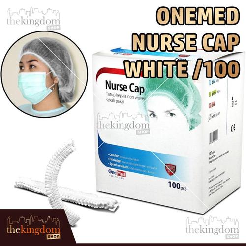 Jual Onemed Nurse Cap /100 Hair Caps Disposable Penutup Pelindung ...