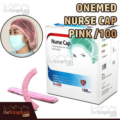 Jual Onemed Nurse Cap /100 Hair Caps Disposable Penutup Pelindung ...