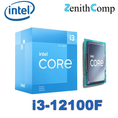 Procesador Intel Core I3-12100F LGA 1700 - CPU Para PC Gaming Y
