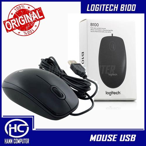Jual MOUSE USB LOGITECH B100 for PC / LAPTOP - Kab. Jember - HANN ...