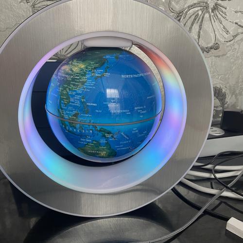 Jual levitation floating earth globe world map with LED Colour