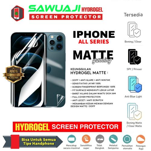 Jual Anti Gores Hydrogel Matte iPhone 6/6s/6s+/7/7+/8/8+/ Kab